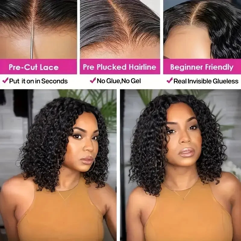 Wig 4x4 Glueless Curly