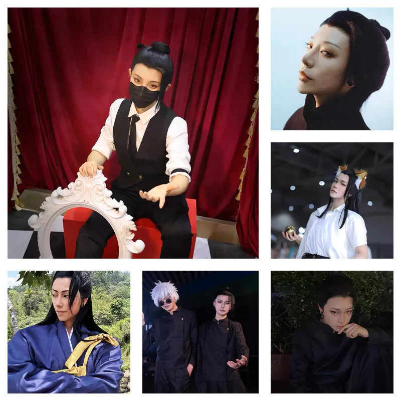 Wig Cosplay Geto Suguru