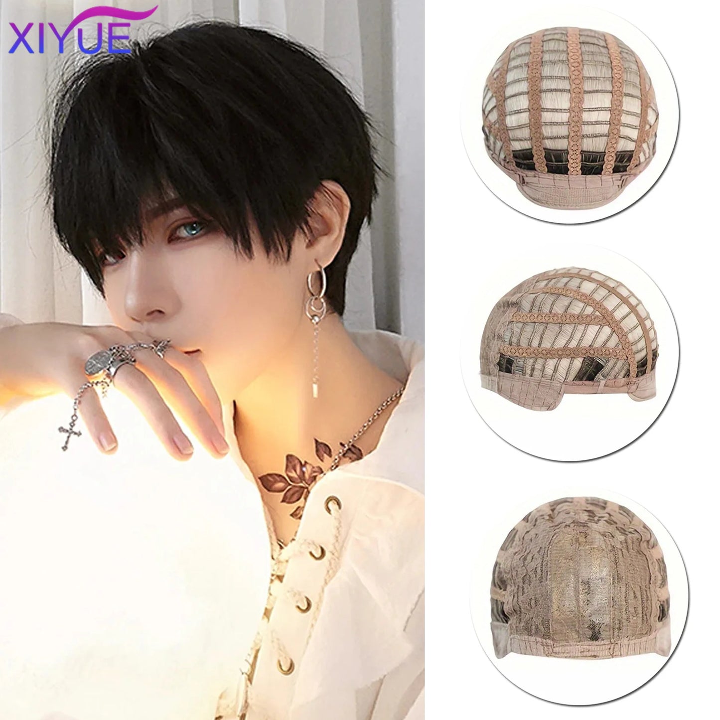 Wig Straight Cosplay Synthetic