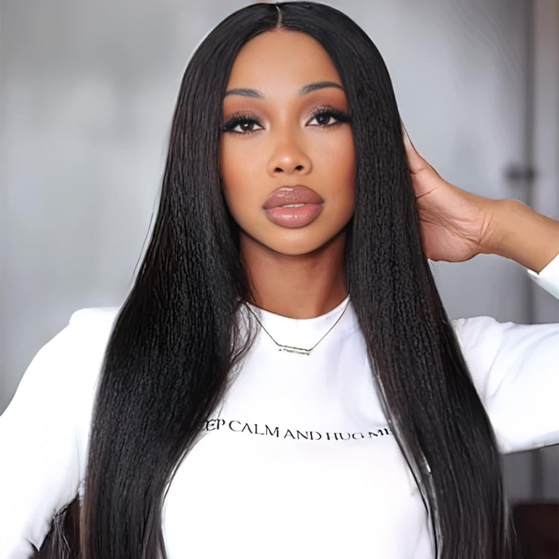 Wig Straight Black (200%)