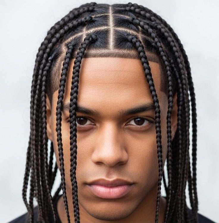 Wig Hair Braids Men
