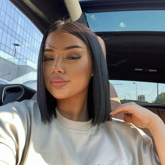 Wig Straight Short Glueless