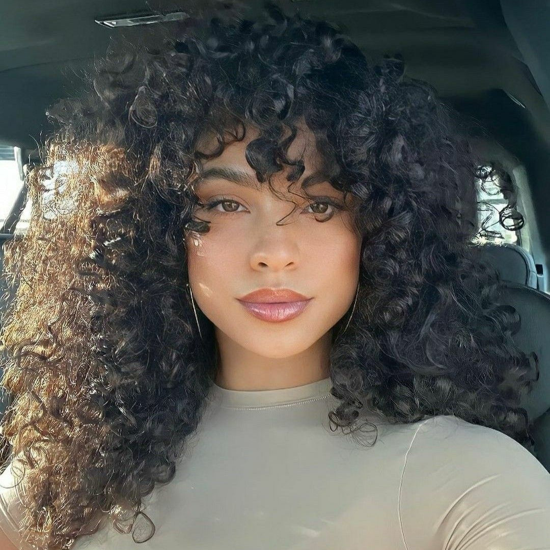 Wig Curly Frizzy