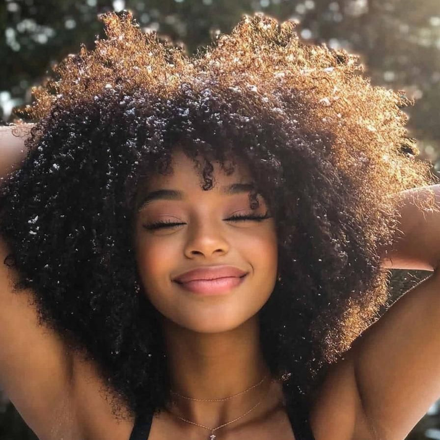 Wig Curly Frizzy