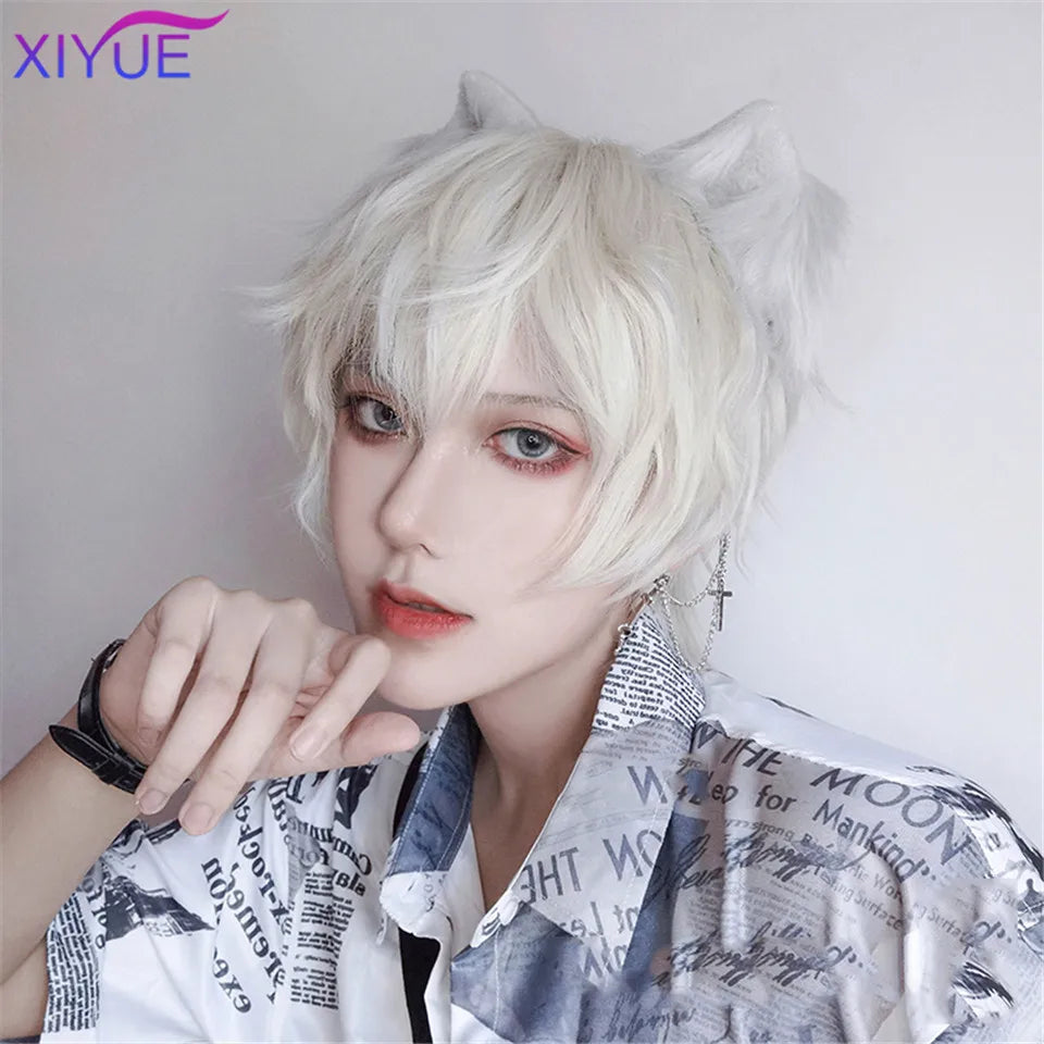 Wig Straight Cosplay Synthetic