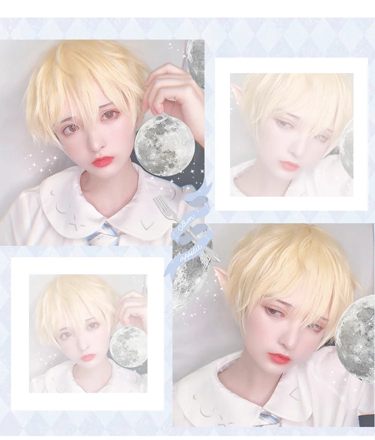 Wig Straight Cosplay Synthetic