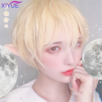 Wig Straight Cosplay Synthetic