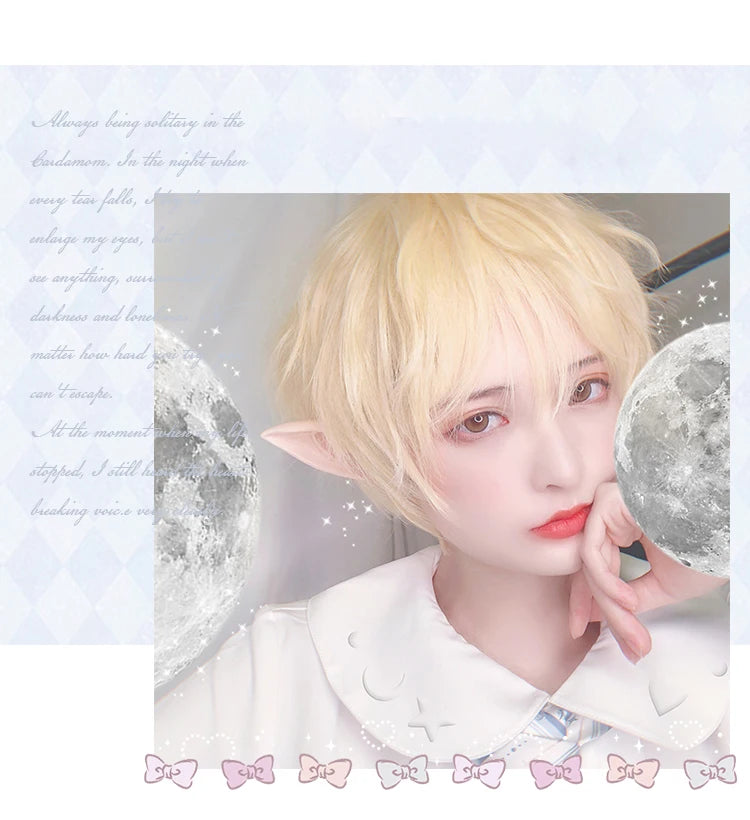 Wig Straight Cosplay Synthetic