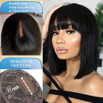 Wig Straight Fringe