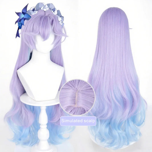 Wig Cosplay Synthetic Purple