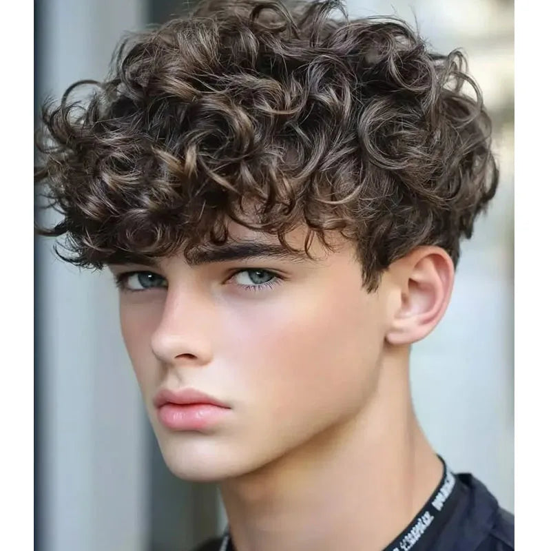 Wig Curly Men