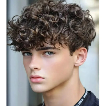 Wig Curly Men
