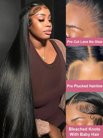 Wig Straight Black (200%)