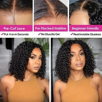 Wig 4x4 Glueless Curly
