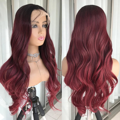Wig Wavy Synthetic