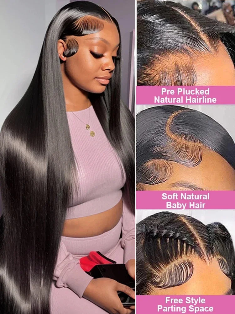 Wig Straight Black (200%)