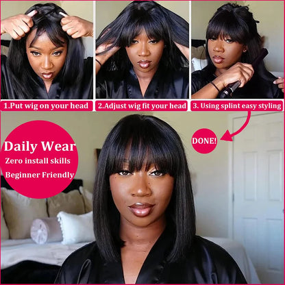 Wig Straight Fringe