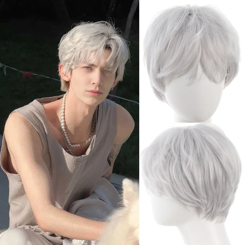 Wig Synthetic Cosplay Men