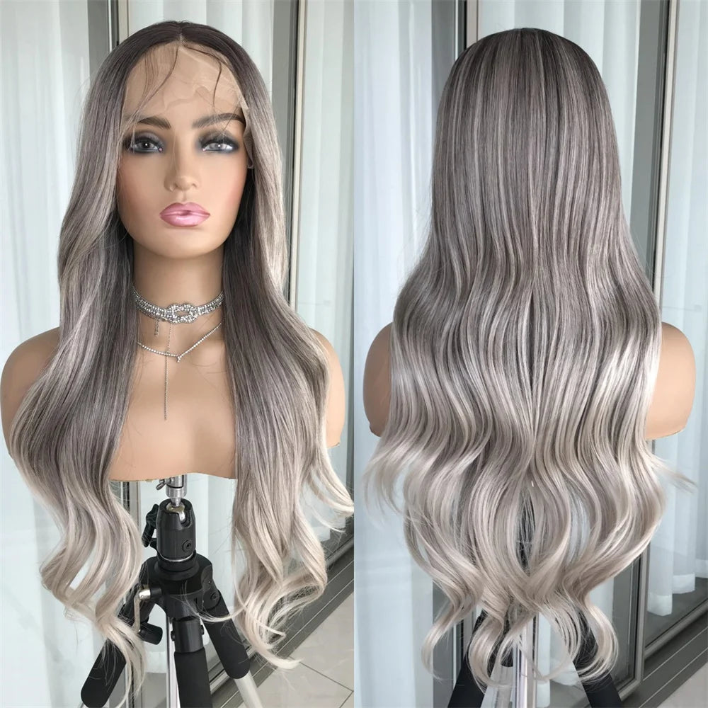Wig Wavy Synthetic