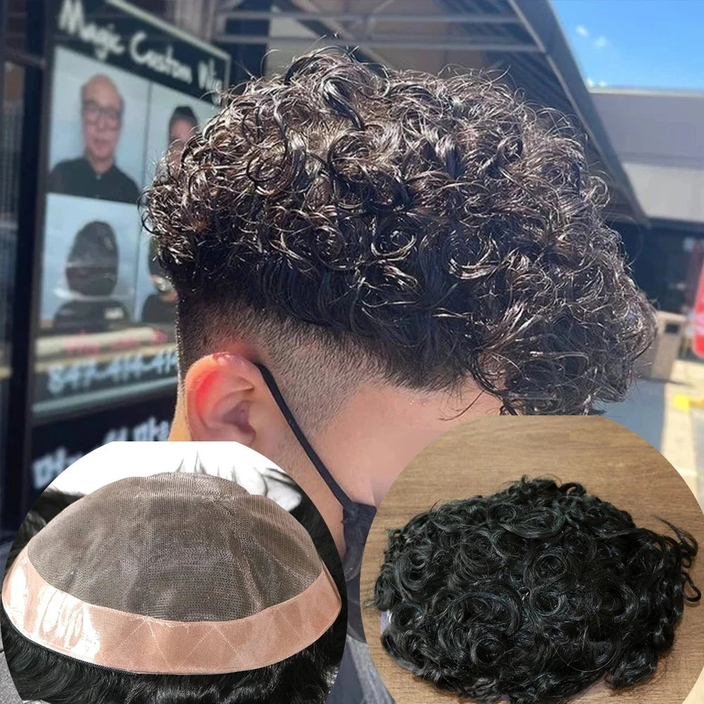 Wig Curly Men 2