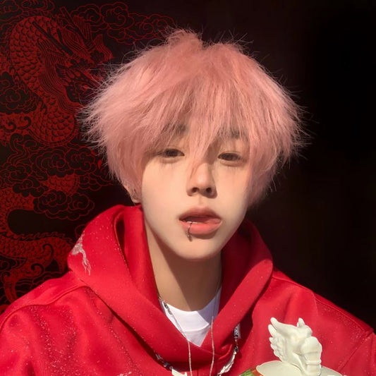 Wig Smooth Anime Synthetic Men