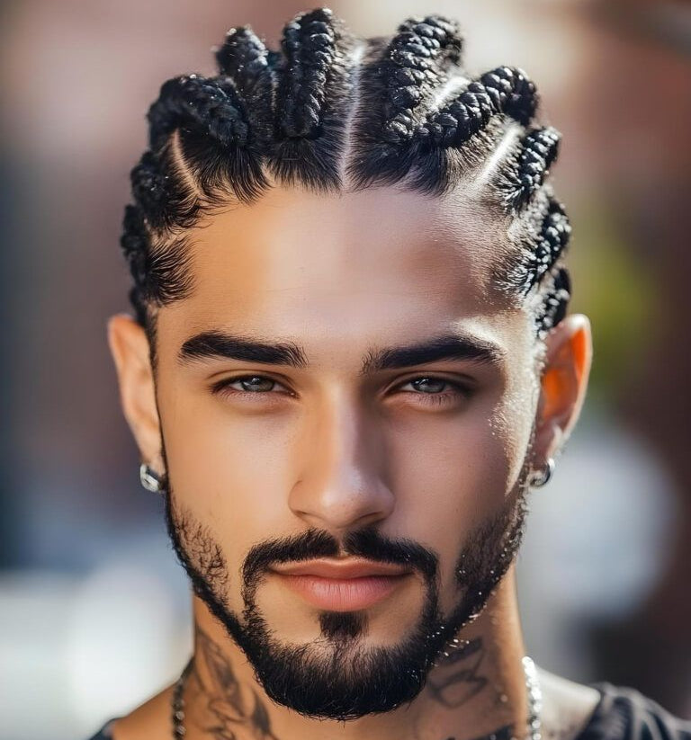 Wig Hair Braids Men