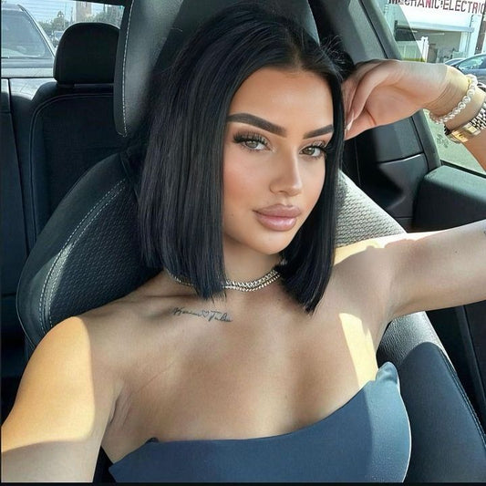 Wig Straight Short Glueless