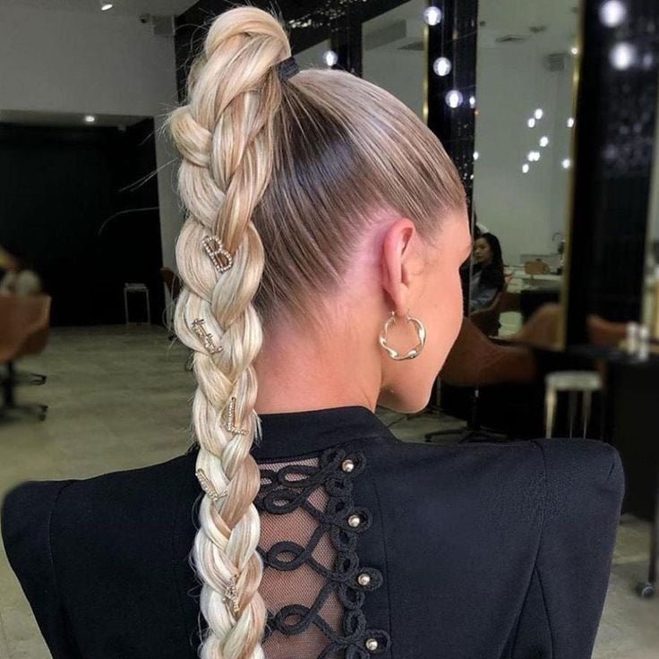Extension Ponytail Braids Synthetic